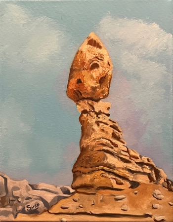 Balanced Rock, Arches by artist Bob Shepherd